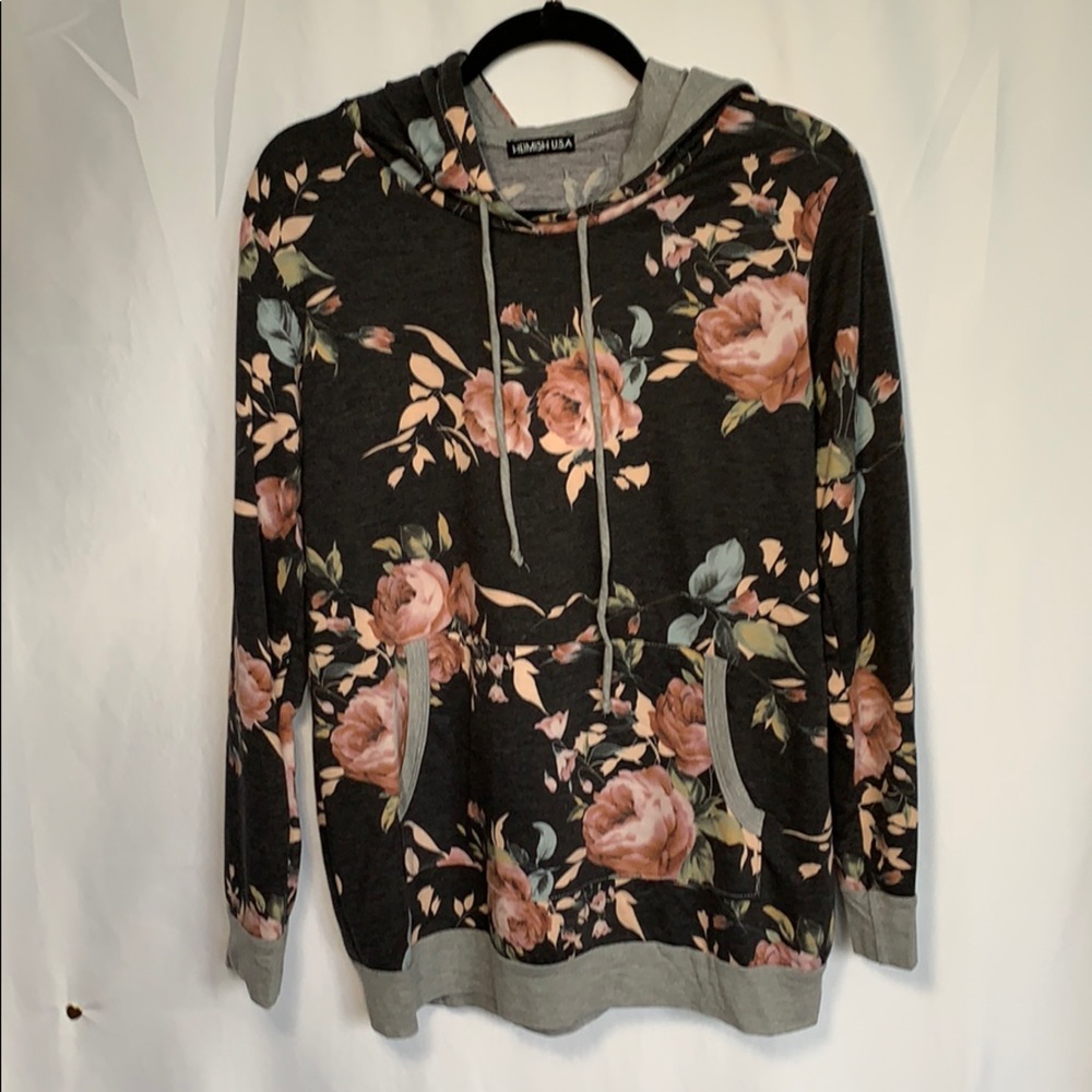 Floral hoodie (E0063)